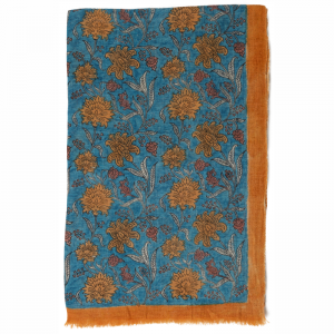 Blue Yellow Block Flowers